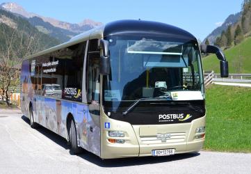 Austrian Postbus in Salzburg Austrian Postbus in Salzburg