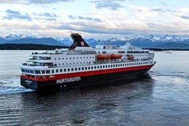 MS Nordkapp leaving Molde, Norway MS Nordkapp leaving Molde, Norway