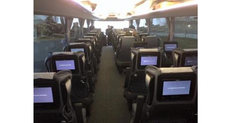 Bus interior Bus interior
