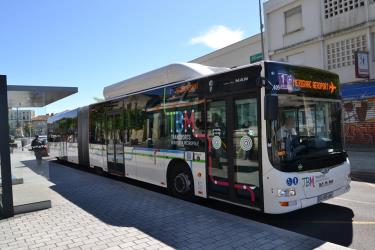 Line 1 bus in Bordeaux Line 1 bus in Bordeaux