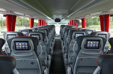 Bus interior Bus interior