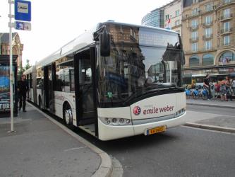 RGTR bus 1443 stadsdienst Luxembourg station RGTR bus 1443 stadsdienst Luxembourg station