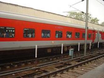 Example of Indian train exterior Example of Indian train exterior