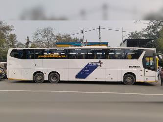 Bus side view Bus side view