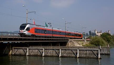 Südostbahn (SOB) Stadler FLIRT on Seedamm Südostbahn (SOB) Stadler FLIRT on Seedamm