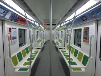 Train interior Train interior