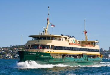 The Manly Ferry on Sydney Harbour The Manly Ferry on Sydney Harbour