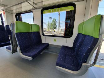 Train interior Train interior