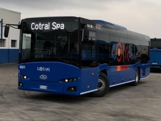 Cotral bus exterior view Cotral bus exterior view