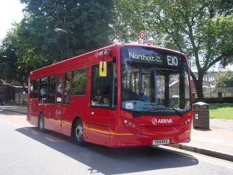 London single level bus London single level bus