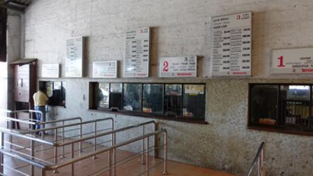 Ticket booths are Columbo station Ticket booths are Columbo station