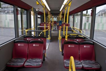 Bus interior Bus interior