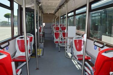 Amtab bus interior Amtab bus interior