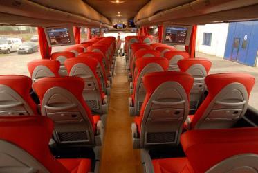 Bus interior Bus interior