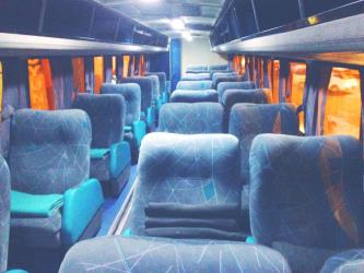 Bus interior Bus interior