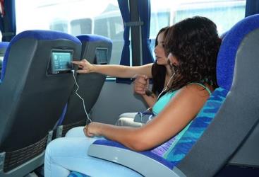 Bus interior Bus interior