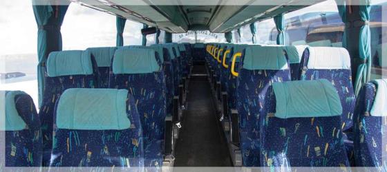 Bus interior Bus interior