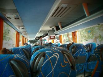 Bus interior Bus interior