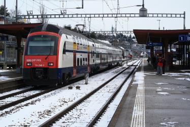 At Tiefenbrunnen Station At Tiefenbrunnen Station