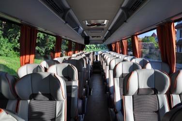 Bus interior Bus interior