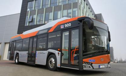 New low-floor city buses New low-floor city buses