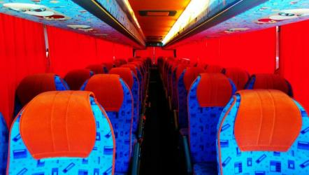 Bus interior Bus interior
