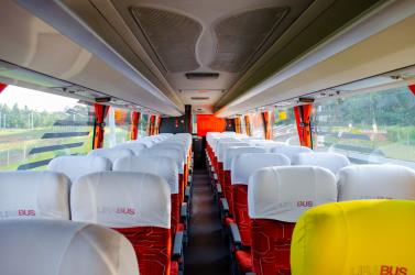 Bus interior Bus interior