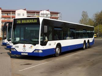 Riga's city bus Riga's city bus