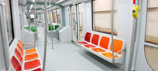 Metro Sevilla Train Interior Metro Sevilla Train Interior