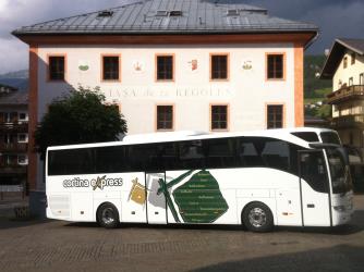 Bus exterior side view Bus exterior side view