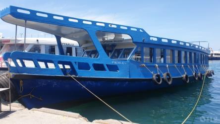 Ferry in Dhaalu Atoll Ferry in Dhaalu Atoll