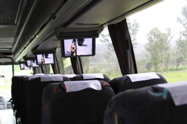 Bus interior Bus interior