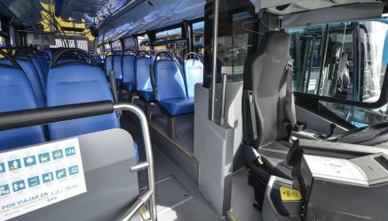 Bus interior Bus interior