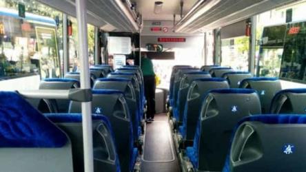Bus interior Bus interior