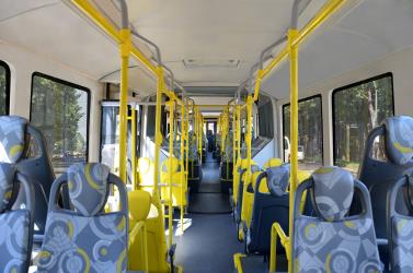 Bus interior Bus interior