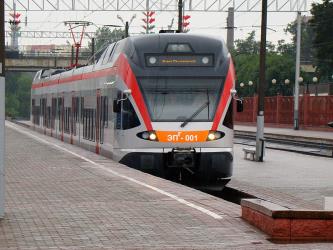 Minsk city line train Minsk city line train