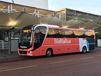 BlaBlaBus at Saint-Denis BlaBlaBus at Saint-Denis