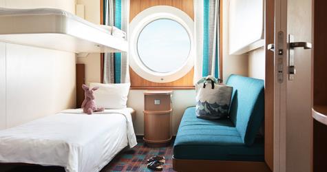 Family cabin on the Baltic Princess Family cabin on the Baltic Princess