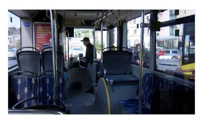 Bus interior Bus interior