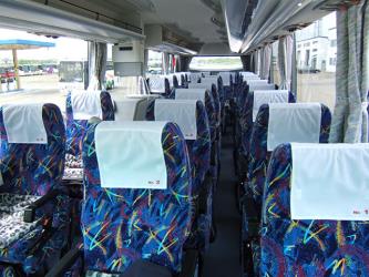 Bus interior Bus interior