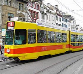 A BLT tram in Basel A BLT tram in Basel