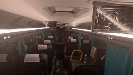 Bus interior Bus interior