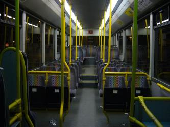 Blackpool Transport Bus Interior Blackpool Transport Bus Interior