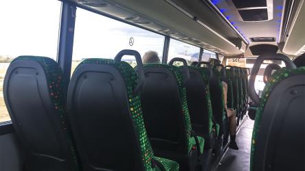 Bus interior Bus interior