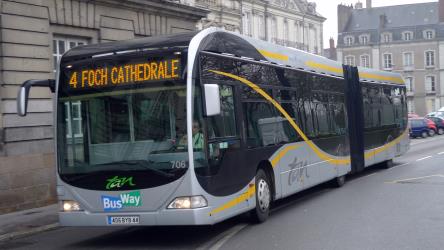 TAN Nantes Busway Exterior TAN Nantes Busway Exterior