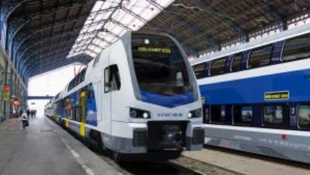 Double-decker KISS EMU train Double-decker KISS EMU train