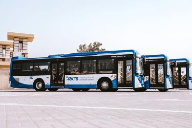Fleet of buses Fleet of buses