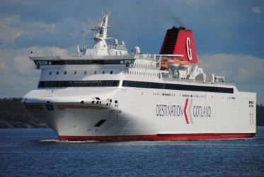 Exterior of MS Gotland Exterior of MS Gotland