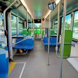 Bus interior Bus interior