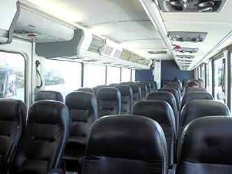 Greyhound interior Greyhound interior